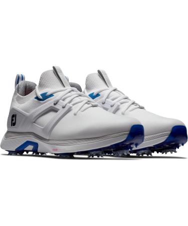 Footjoy Men's Hyperflex Golf Shoes - Size 43 EU - White/Grey | International Shipping Available - Buy Online on GoSupps.com
