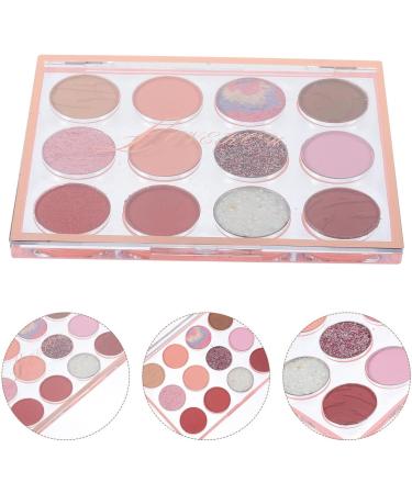 NOLITOY 12 Girds Colorful Matte Shimmer Eyeshadow Palette for Eye Makeup High Pigmented Eye Shadow Primer Powder Palet B As Shown1 - Buy Online on GoSupps.com