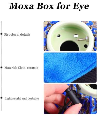 Exceart Eye Massage Device - Moxager t for Eye Relief | Moxibustion Holder for Moxa Therapy | International Shipping Available - Buy Online on GoSupps.com