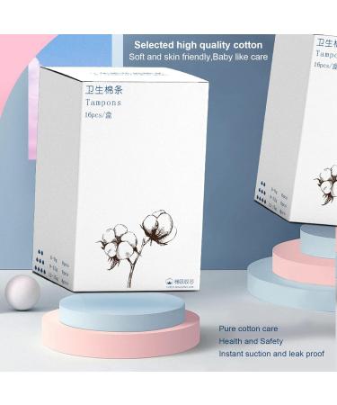 ANGGREK Pure Cotton Tampons - 16 Odorless Pieces for Swimming Sports & Everyday Use | International Shipping - Buy Online on GoSupps.com