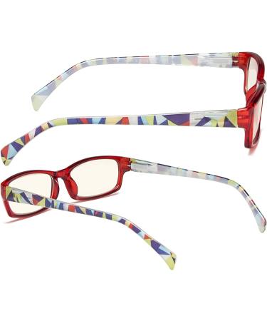 Reducblu Women's Blue Light Blocking Computer Readers 5 Pairs Mix 1.75x - Buy Online on GoSupps.com