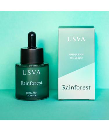USVA Rainforest Omega Rich Face Serum with Kukui and Macadamia Nut Oils for Dry Sensitive Skin