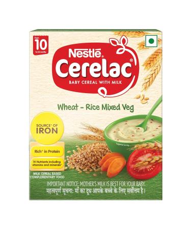 Generic Baby Cereal with Milk Wheat - Rice Mixed Veg From 10 to 24 Months 300 gm