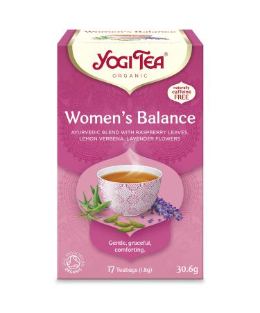 Yogi Tea Balance Lot de 4 sachets de th pour femme 17 sachets