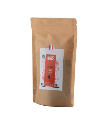 CAPSUL & BIO CAPSUL&BIO Loose Tea Leaves Organic Cha Black Tea - Special Fine Cut - 125 g Bag - Made in France