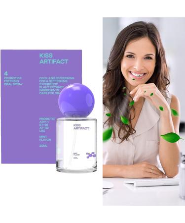 Pack of 3 probiotic mouth sprays for bad breath | 20ml mouth deodorizing spray | Deodorizing spray for the mouth | Kiss Artifact Couple alcohol-free mouthwash for the mouth - Buy Online on GoSupps.com