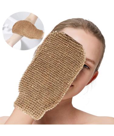 Buy 2-Piece Back Brush Set | Bamboo Fiber Shower Scrubber & Massage Glove for Men & Women - Ideal for Peeling & Exfoliating - Buy Online on GoSupps.com