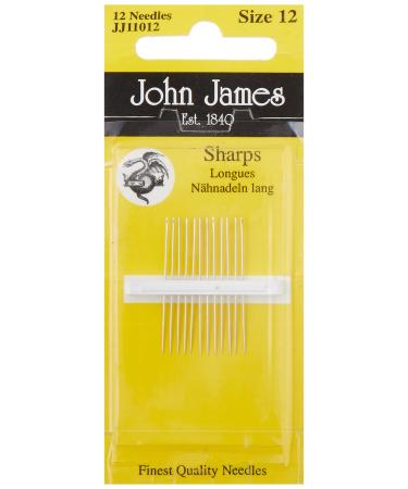 John James Needle Sharps Size 12 pc