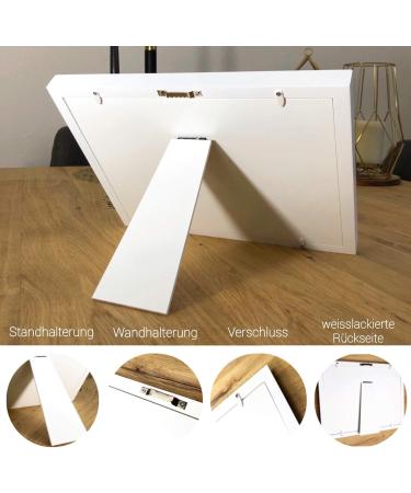 Keroos Plasterprint Baby Hand & Foot Set with Letter Stencils | Premium Wooden Frame | Safe Plexiglass | Ideal for Pets | Shop Internationally - Buy Online on GoSupps.com