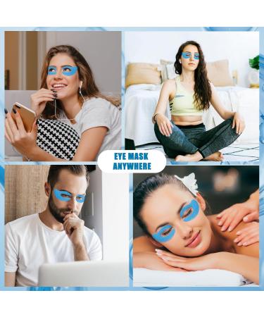 Blue Copper Peptide Under Eye Patches Reduce Dark Circles Puffiness & Wrinkles | 5 Pairs | International Shipping - Buy Online on GoSupps.com