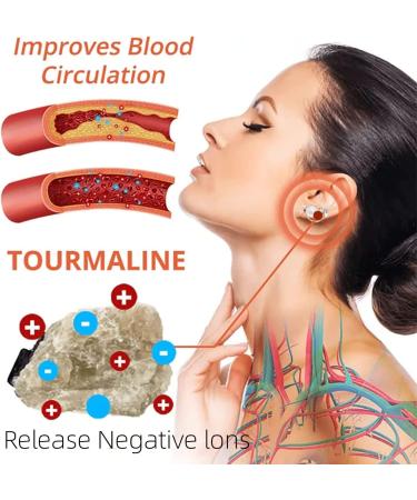 ExQst Lymphvity Magnetic Therapy Germanium Earrings | Acupressure Slimming & Lymphatic Drainage | 2PCs for Men & Women - Buy Online on GoSupps.com
