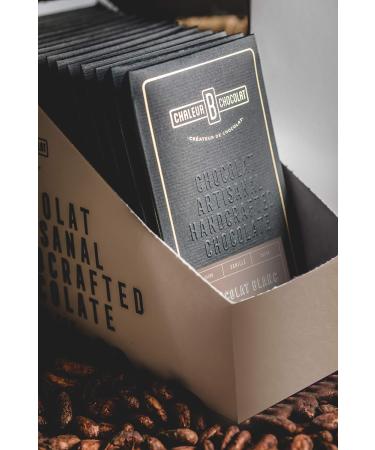 Handcrafted Chocolate Bar - White Chocolate - 40g - Chaleur B Chocolat - Buy Online on GoSupps.com