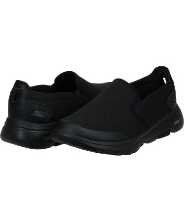 Skechers Men's Gowalk 5-Elastic Stretch Slip-on Loafer Sneaker 10.5 Black - Buy Online on GoSupps.com