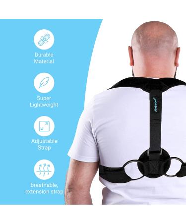 AireSupport Posture Corrector - Adjustable Back Brace for Men and Women - Improve Posture and Relieve Upper Back Pain - Large, XL, and 2XL Sizes - 1 Count - Buy Online on GoSupps.com