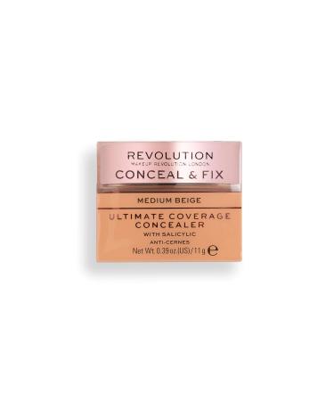 Revolution Conceal and Fix Ultimate Coverage Concealer Medium Beige