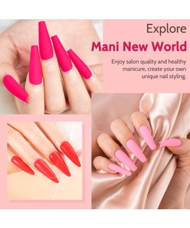 Lavender Violets 48-Piece Gel Polish Set with 54W Nail Lamp - Autumn Colours Starter Kit | Includes Nail Art Brush, Base Coat, Matte Top Coat, and No Wipe Top Coat | Q975 Q973 - Buy Online on GoSupps.com