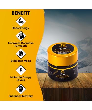 Pure Himalayan Shilajit Trace Mineral Supplement for Women & Men All Natural & Authentic Shilajit Resin in Amber Glass Bottle Fulvic Acid for Energy Boost & Immunity (10 Gram) 0.35 Ounce - Buy Online on GoSupps.com