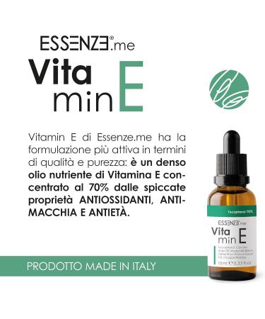 Vitamin and Natural Tocopherol Oil 70% Highly Concentrated to Dilute in Face Serum Anti-Wrinkle Cream Hair Products Nails and Cuticles. Antioxidant Anti-aging Anti-blemish. - Buy Online on GoSupps.com