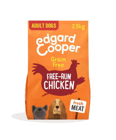 Edgard & Cooper Adult Dog Food, Grain Free Dry Food Natural Food 2.5kg Fresh Chicken, Complete, Healthy and Balanced Nutrition for Dogs of All Sizes