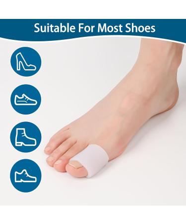 Gel Big Toe Sleeves 10-Pack - Pain Relief for Corns Blisters & Hammer Toes | Toe Protectors for Comfort & Healing - Buy Online on GoSupps.com