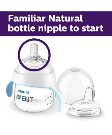 Philips Avent Natural Trainer Sippy Cup with Fast Flow Nipple and Soft Spout  5oz  1pk - Buy Online on GoSupps.com