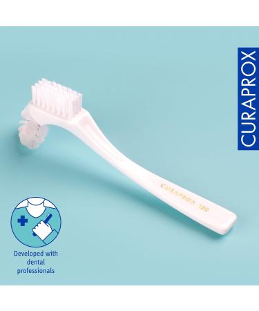 Curaprox BDC 150 Cleaning Brush for Dentures & Braces | Buy Internationally | Optimal Oral Care - Buy Online on GoSupps.com
