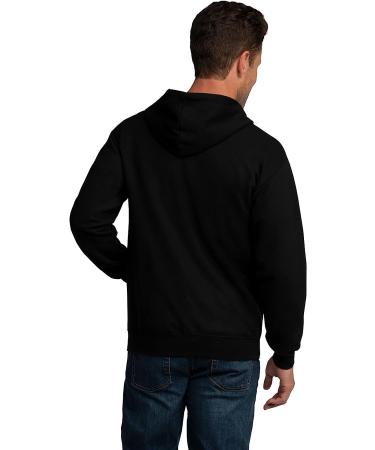Fruit of the Loom Eversoft Fleece Hoodies | Moisture Wicking & Breathable | Sizes S-4X | Black - Buy Online on GoSupps.com