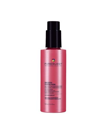 Pureology Smooth Perfection Smoothing Serum | For Normal to Thick Frizzy Hair | Smooths Hair & Protects Against Heat Damage | Sulfate Free | Vegan | Updated Packaging | 5 Fl. Oz. |