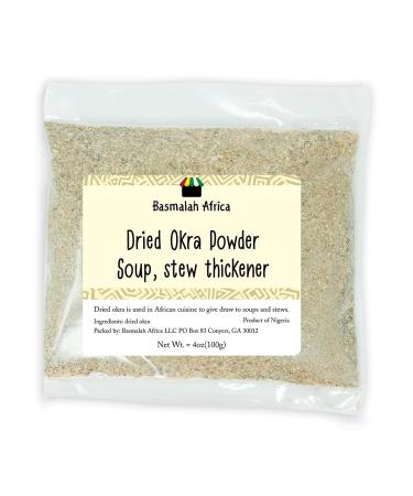 Basmalah Africa Dried Okra Powder for Stews and Soups Ladies' fingers Powder Sudanese Weka