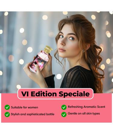 VI Edition Speciale Perfume for Women | Impression of PARFUM Delina | Perfume for Women Eau de Parfum | 3.4 Fl Oz / 100 ml | Extrait De Parfum | Long Lasting 8-10 hours - Buy Online on GoSupps.com