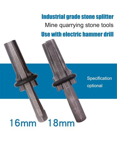 Telituny Granite Gap Wedges - 10 Piece 16mm Plug Wedge & Lowerer Stone Splitter Set for Sculptors & Stonemasons - Ideal for Granite & Concrete - Buy Online on GoSupps.com