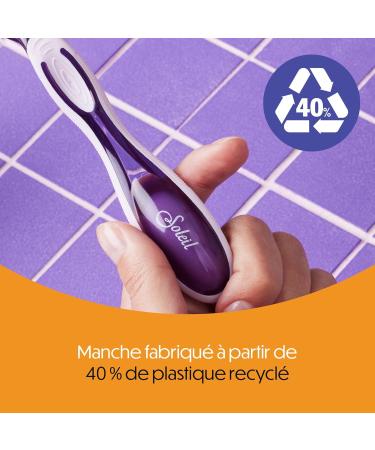 BIC Click 5 Soleil Rechargeable Razor (5 Blades and Pivoting Head) - 1 Razor + 2 Refills - Buy Online on GoSupps.com