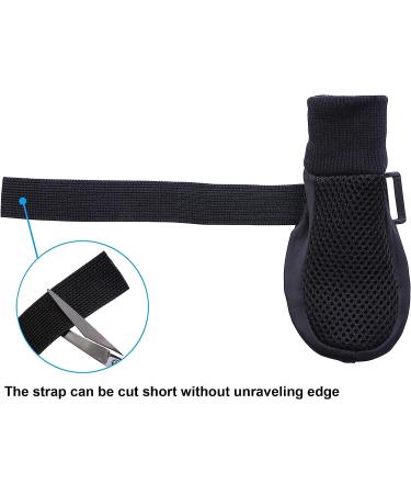 Hipaw Breathable Dog Boots Large - Nonslip Paw Protector for Hardwood Floors | Black | 2.55 insole width - Buy Online on GoSupps.com