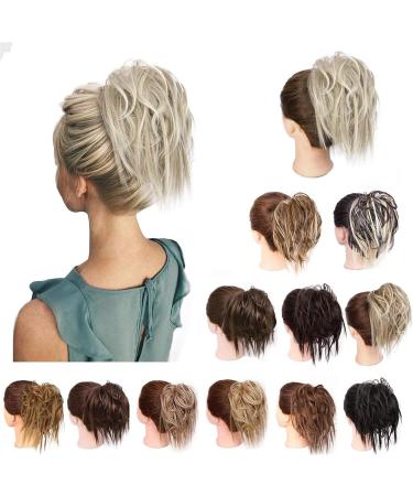 Messy Bun Hair Piece for Women Messy Bun Synthetic Curly Wavy Hair Bun Circle Ponytail Hair Slices with Elastic Rubber Band Hair Extensions for Women Hair Extensions Hair Scrunchies (Color : Q17 6FH6 Q17 6FH613 - Buy Online on GoSupps.com