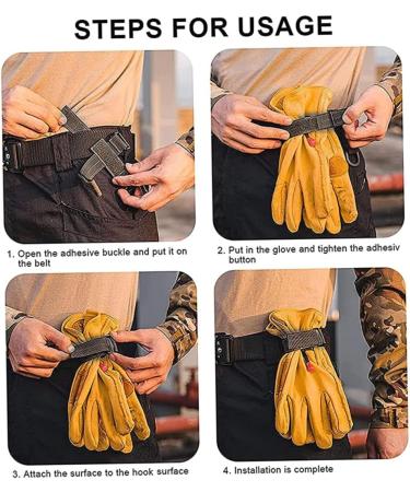 Nylon Gloves Holder Strap Camping Belt Rope Hanger Keys Grabber Hook for Outdoor Glove Grabber Glove Holder Clip - Buy Online on GoSupps.com