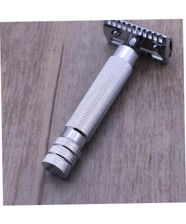 Frcolor 3-Stage Men's Safety Razor - Premium Wooden Handle & Steel Blades for Smooth Shaving - Buy Online on GoSupps.com
