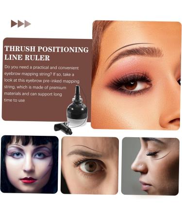 Ipetboom 2pcs String Ink Line Box Ink Line Ruler Brow Line Mete Women Makeup Tool Draw a Line Auxiliary Tool - Buy Online on GoSupps.com