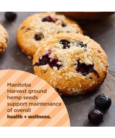 Manitoba Harvest Ground Hemp Seed 227 g 6g of Fibre per 15 g Serving Non-GMO Project Verified Vegan Keto Paleo 1 g Omega 3 & 6 per 15 g serving- Blend in smoothies oatmeal use in baking 8-Pack - Buy Online on GoSupps.com