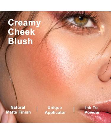 Ownest Beauty KYDA Soft Cream Liquid Blush - Dewy Finish | Peach Pink Cheek Rouge - Buy Online on GoSupps.com