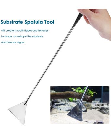 Capetsma Aquascape Tool Set - Long Stainless Steel Aquarium Tweezers, Scissors & Spatula for Plant Care & Cleaning - Buy Online on GoSupps.com