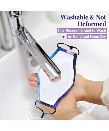 Cloth Face Cover Washable Reusable for Women - Cotton Face Mask Covering with Nose Wire (Xk1 universe  Galaxy)1 A Universe  Galaxy - Buy Online on GoSupps.com