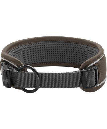 Buy HUNTER DIVO XL Dog Collar - Durable Nylon in Brown/Grey - International Shipping Available - Buy Online on GoSupps.com
