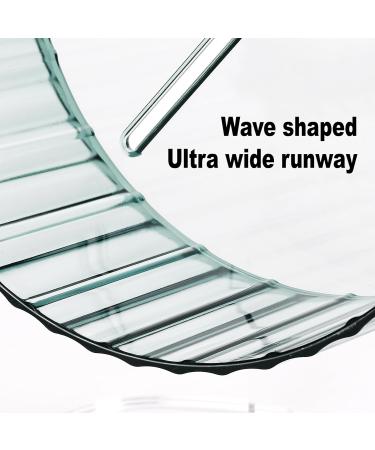 Hamster Wheel Silent Hamster Wheel Quiet Hamster Wheel Hamster Exercise Wheel Adjustable Stand Silent Hamster Wheel for Hamsters Gerbils Mice Small Animals ( 6.7 inch Transparent) 6.7 inch Transparent - Buy Online on GoSupps.com