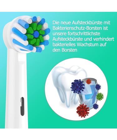 WENS Sensitive Plug-In Brushes for Oral-B Electric Toothbrushes - Compatible with PRO1000/2000 8 Pack (2 Sensitive 2 Precision 2 Flow 2 Cross) - Buy Online on GoSupps.com