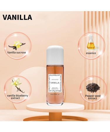 Vanilla Perfume Vanilla Body Mist Vanilla Hair & Body Perfume Spray Vanilla Essential Oil Perfume for Skin Long-Lasting Eau De Toilette Spray (#01) - Buy Online on GoSupps.com