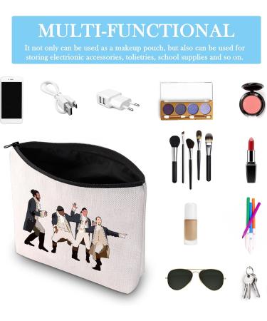 Shop GJTIM Hamilton Make-up Bag - Ideal for Musical Fans & Everyday Use | Accessories Featuring Hamilton Characters - Buy Online on GoSupps.com
