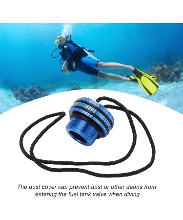 Nofaner Tank Valve Cover - Blue Scuba Diving Dust Plug Cap Protector - Buy Online on GoSupps.com