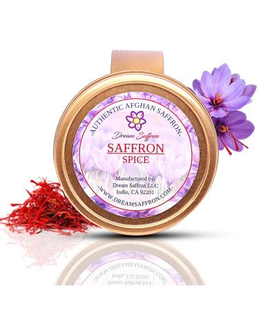 Dream Saffron Premium All-Red Afghan Saffron Threads - 1.0 Gram - Grade A+ Super Nagin Saffron for Cooking, Persian Tea, Paella & Risotto - Buy Online on GoSupps.com