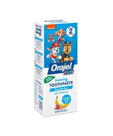 Orajel Paw Patrol Training Toothpaste - Fluoride Free Fruity Fun Flavor 1.5 oz - Buy Online on GoSupps.com