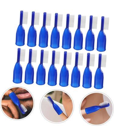 Plafope 20 Mini Toothbrushes with Finger Cover - Travel-Friendly Prison Toothbrush Accessories - Buy Online on GoSupps.com